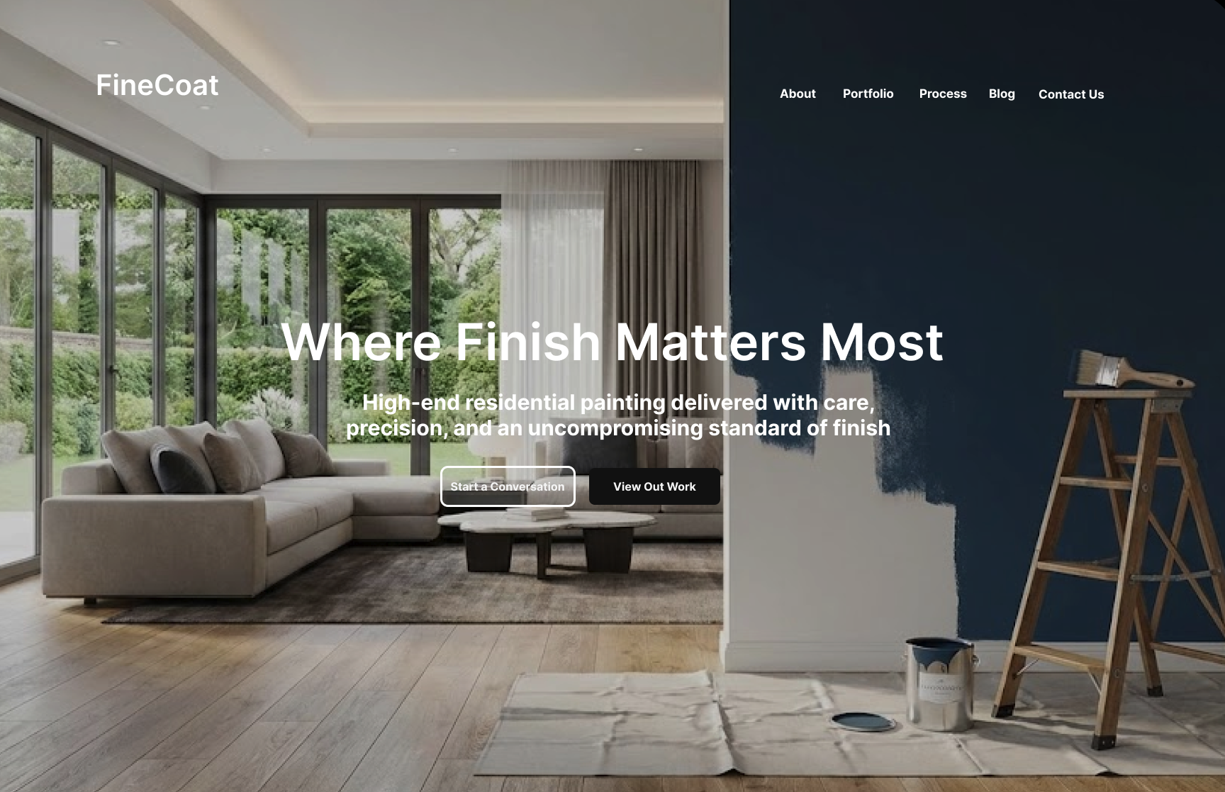 Ironside Builders website screenshot